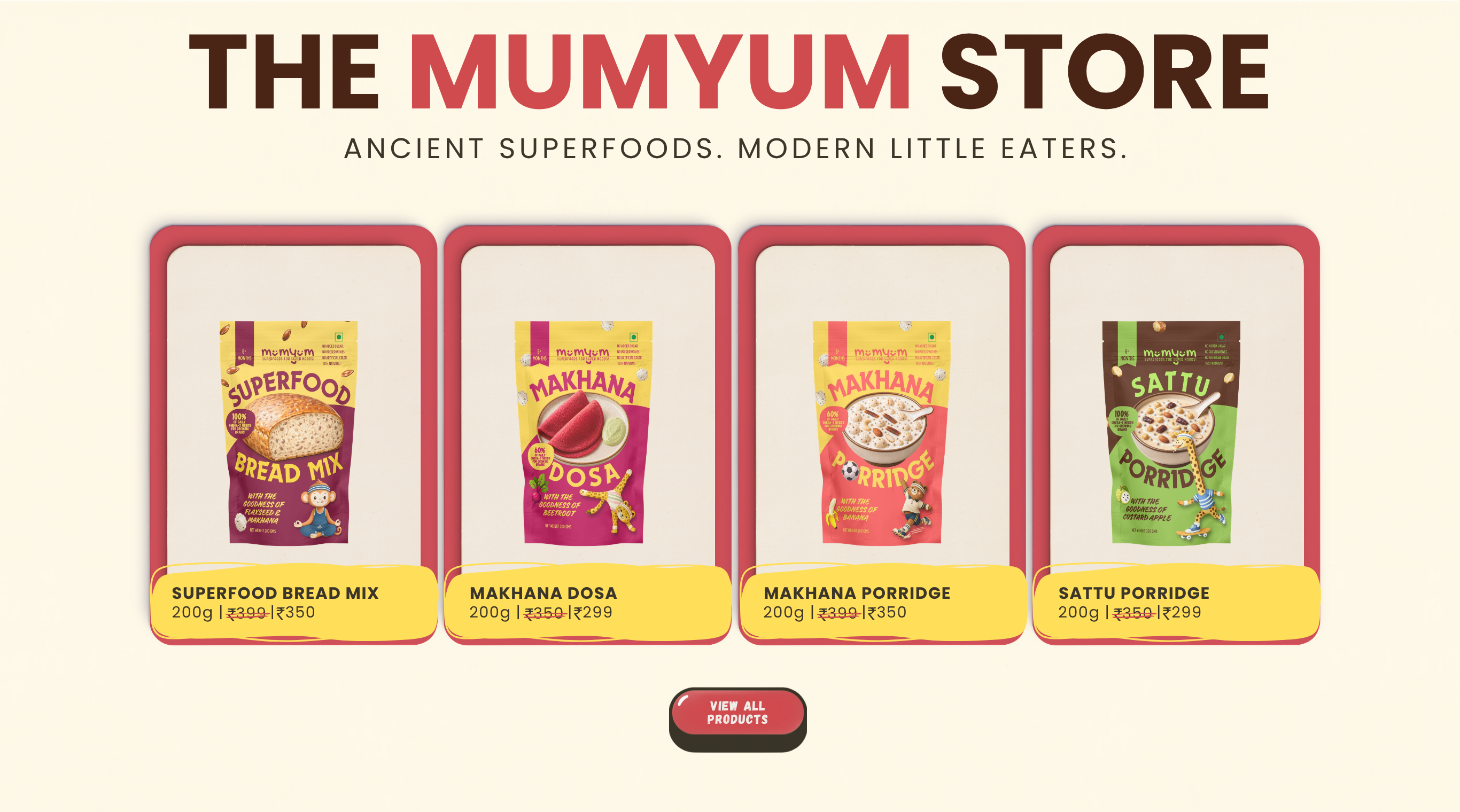 The MumYum Store — Superfood Bread Mix, Makhana Dosa, Makhana Porridge, Sattu Porridge